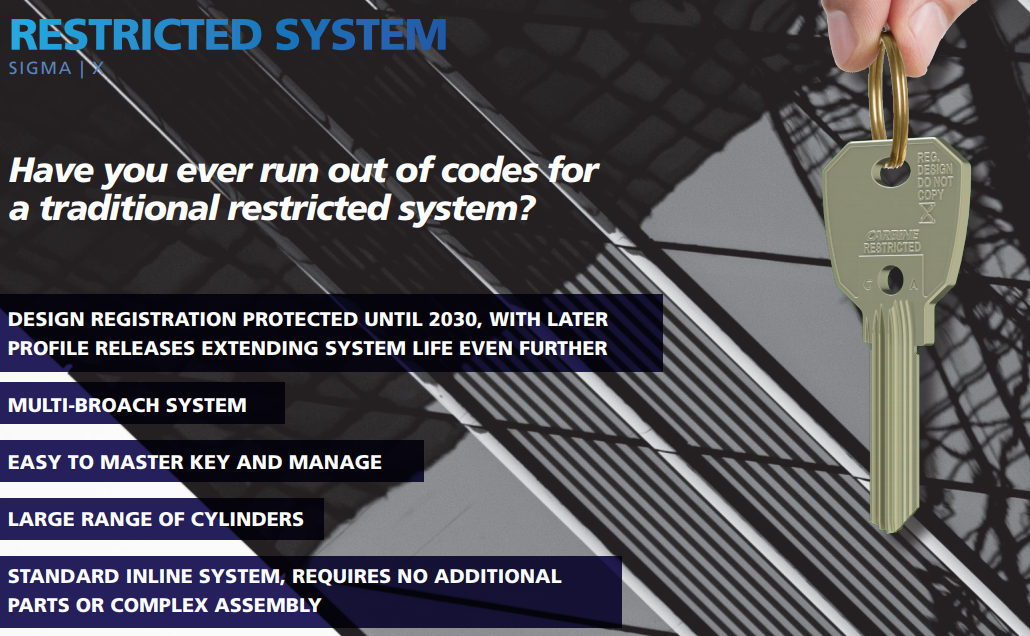 Carbine Sigma X – Restricted Key System